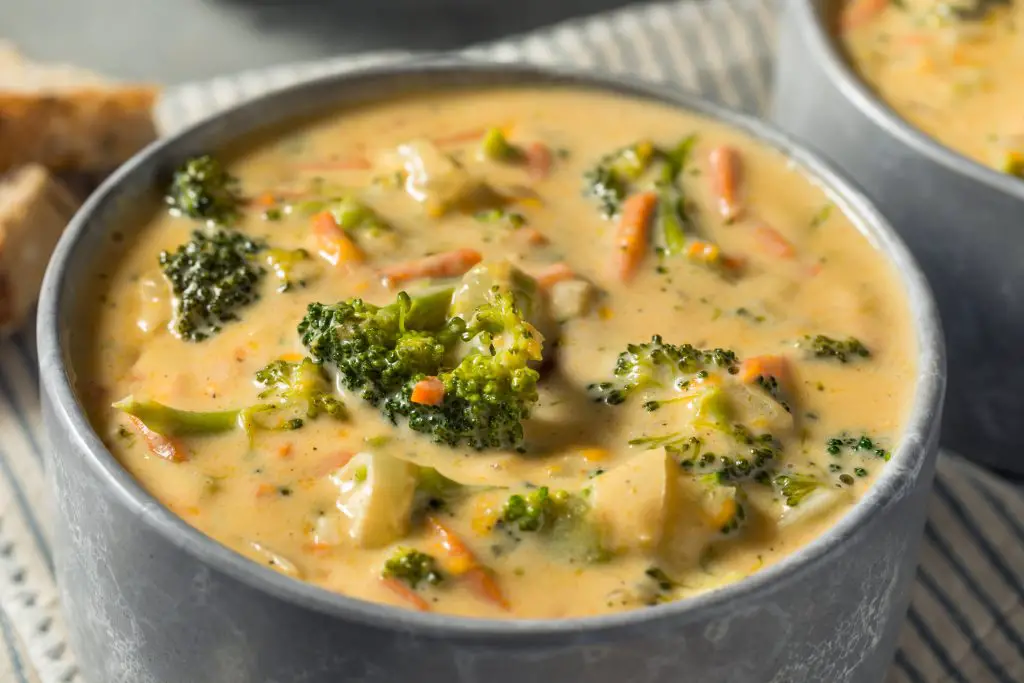 Broccoli Cheddar Soup Recipe - The Foodie Diary