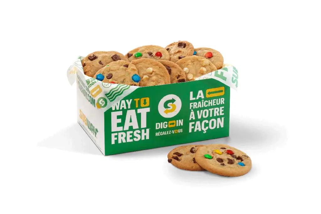 How much are Subway Cookies?