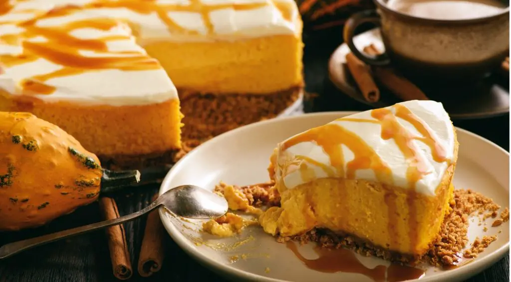 Pumpkin Pie with Espresso Cream Cheese Swirl