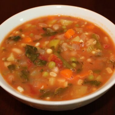 Homemade Vegetable Soup Recipe