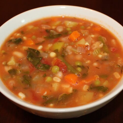 Homemade Vegetable Soup Recipe