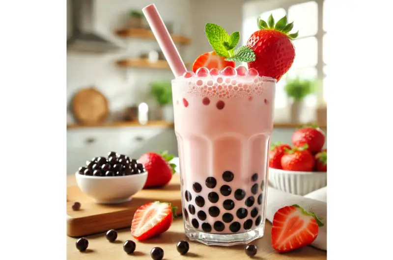 Strawberry Bubble Tea Recipe