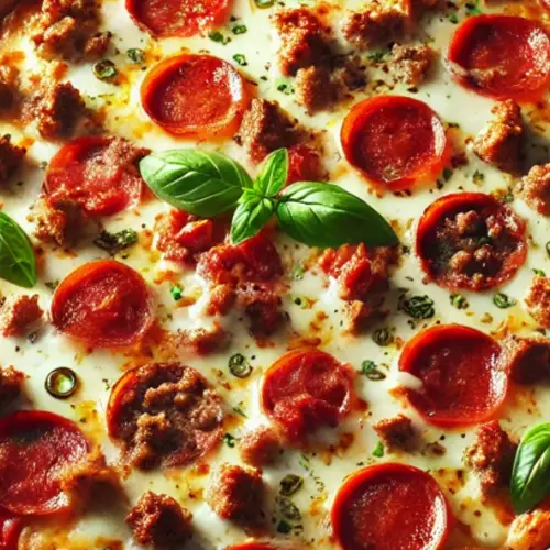 Meat Lovers Pizza Casserole