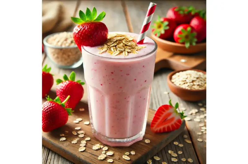 Strawberry Oatmeal Smoothie Recipe