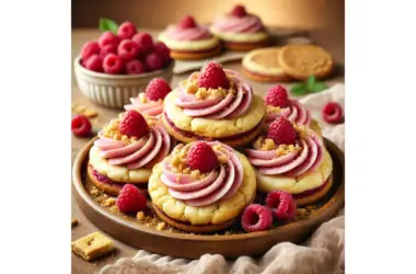 Raspberry Cheesecake Cookies