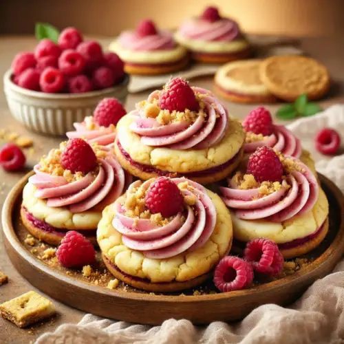 Raspberry Cheesecake Cookies