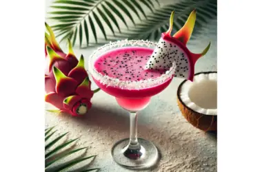 Dragon Fruit and Coconut Margarita Recipe
