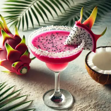 Dragon Fruit and Coconut Margarita Recipe
