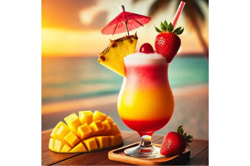 Mango Strawberry Piña Colada