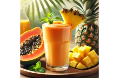 Papaya-Pineapple Smoothie Recipe