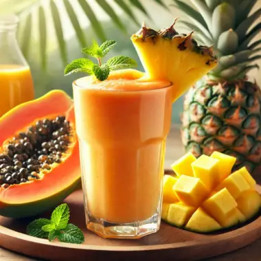 Papaya-Pineapple Smoothie Recipe