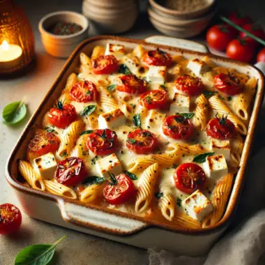 Authentic Baked Feta Pasta Recipe