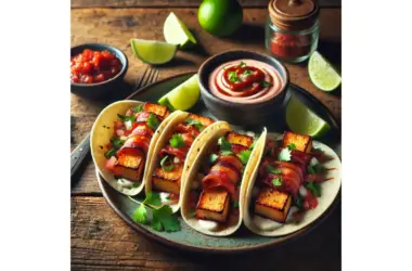 Bacon Wrapped Tofu Tacos Recipe