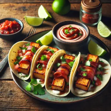 Bacon Wrapped Tofu Tacos Recipe