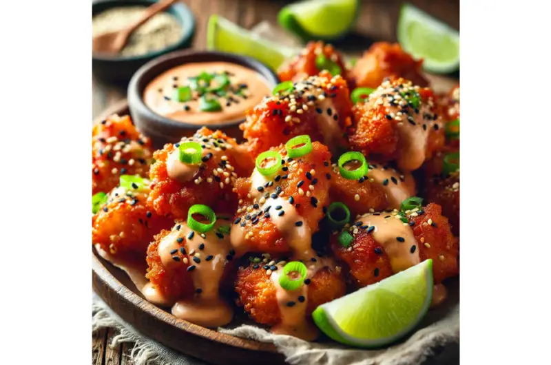 Crispy Bang Bang Salmon Bites