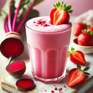 Pink Beet Strawberry Love Smoothie