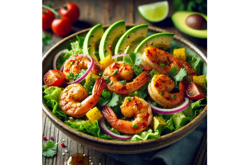 Spicy Shrimp & Avocado Salad