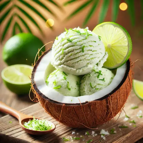 Keto Coconut Lime Ice Cream Recipe