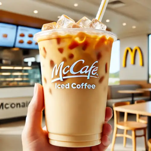 How does McDonald's make their iced coffee?