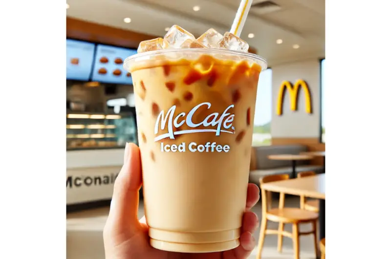 How does McDonald's make their iced coffee?
