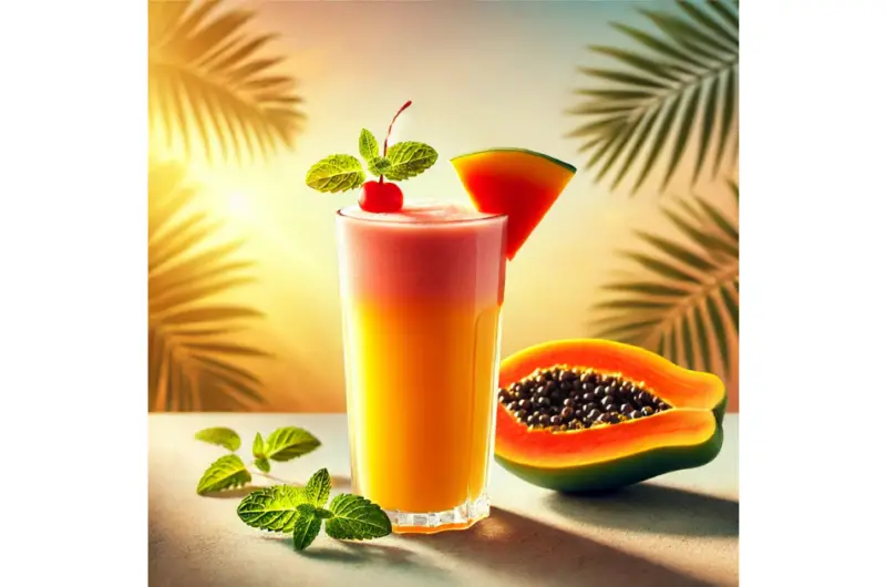 Papaya Sunrise Smoothie Recipe