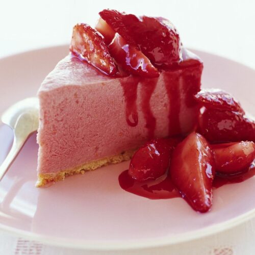 Frozen Rhubarb and Ginger Mousse Cake Recipe