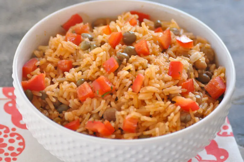 Arroz con Gandules - Rice & Pigeon Peas