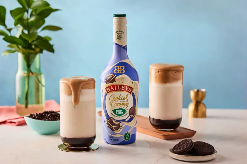"Baileys Introduces New Dairy-Free Liqueurs Crafted with Oat Milk" 2 9321151 Hunter Baileys OatMilk CookiesCreamyOatMilkDalgona 7394b Samantha Cooper