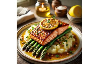 Lemon-Brown Butter Salmon Recipe