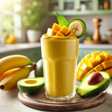 Banana, Avocado, and Mango Smoothie Recipe