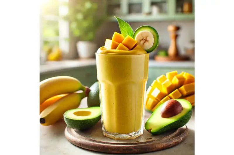 Banana, Avocado, and Mango Smoothie Recipe