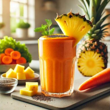 Carrot Pineapple Smoothie Recipe