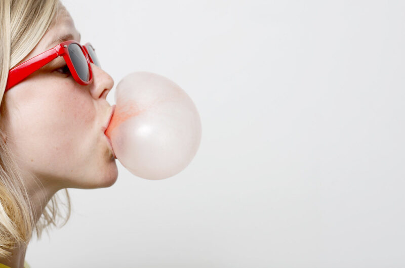What gum has no microplastics?